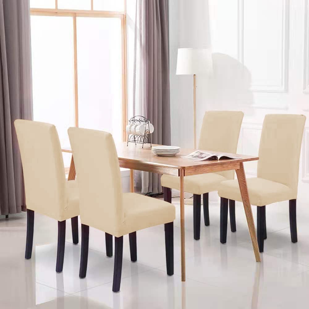 Housse de chaise extensible lycra pour masquer l'usure et les griffures - 4