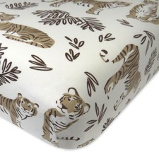 Fitted Crib Sheets Set Standard Mattress, 100 Organic Cotton Baby Boys, Girl...