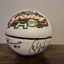 WNBA Sue Bird Signed Seattle Storm 2005 Autographed Baden 5" Basketball  +1 more