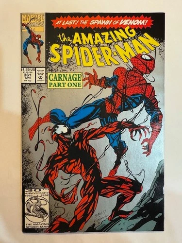 The Amazing Spider-Man #361 Newsstand Variant ( 1992) VERY FINE/ NM