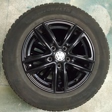 4x Winterkompletträder VW Golf 7 auf 15 Zoll RC Alufelgen-Schwarz.
