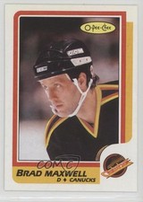 1986-87 O-Pee-Chee Brad Maxwell #242 0m8e