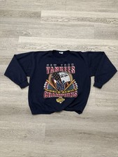 VTG New York Yankees Sweatshirt Men Large Starter World Series Crewneck MLB 1996
