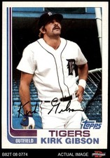 1982 Topps #105 Kirk Gibson Tigers 7 - NM