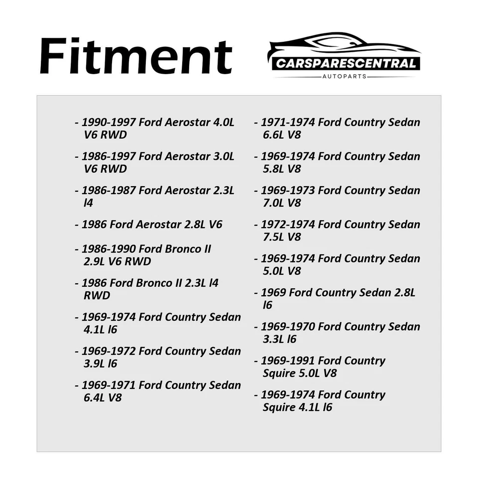 Vedação interna dianteira da roda WJB 2PCS para Ford Maverick 2.8L 1970-1972 - Imagem 2 de 4