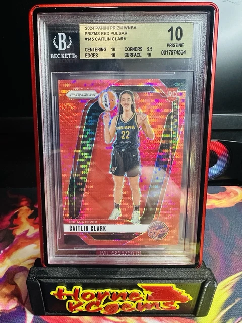 2024 Prizm Caitlin Clark #145 Red Pulsar 231/299 RC POP 1 HÖCHSTBEWERTET