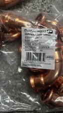X30 22mm Copper Press Fit Elbows. Job Lot All New In Bags Of 10. Fast Shipping