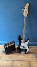 Image of 3rd Avenue 3/4 Bass Guitar Pack - Black RRP149 *Used Great Condition*
