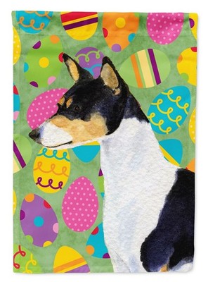 Basenji Easter Eggtravaganza Flag
