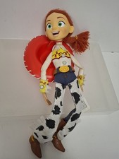 Disney Pixar Toy Story Jessie Pullstring Doll with Hat & Yarn Hair Working 