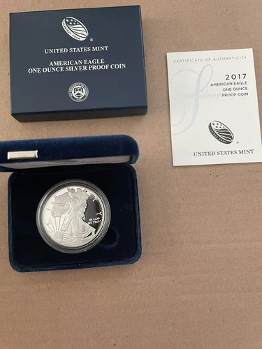 2017 US Mint American Eagle One Ounce Silver Proof Coin W/COA