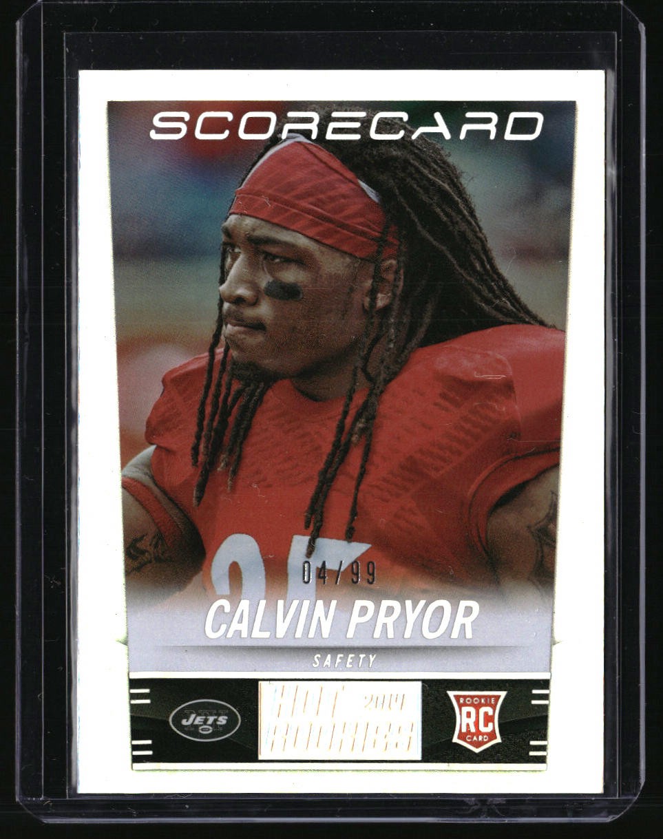 2014 Panini Hot Rookies #348 Calvin Pryor Scorecard #/99