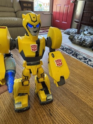 Transformers Animated Cyber Speed Bumblebee Power BOTS Electronic Figure Works!