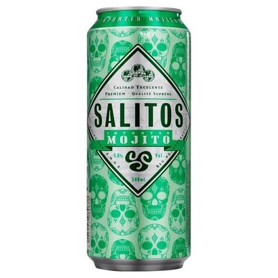 24 Dosen a 0,5L Salitos Mojito 5,0% Vol. inc. EINWEG Pfand Cocktail Biermix