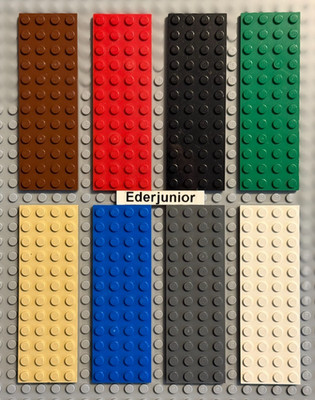 Lego Basic Platte Brick Plate 3029 4x12 verschied. Farben jeweils 1 Stück