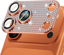 For Iphone 17 Pro Camera Lens Protector Bling Diamond Metal Aluminum Alloy Tempe