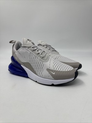 Nike Air Max 270 Vast Grey Summit White Racer Blue AH8050-031 Men's Size 8.5-13