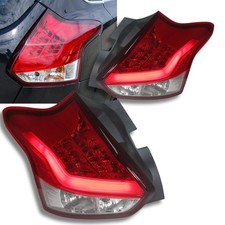 LED Lightbar Rückleuchten Set für Ford Focus 3 Bj 2011-10/2014 rot
