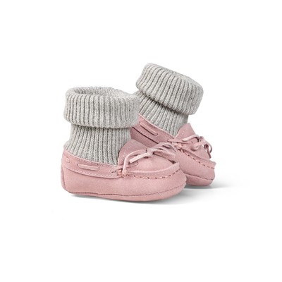 Fellhof Baby Patscherl Lammfell Hausschuhe DAKOTA Baby rosa Gr. 20/21