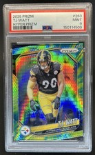 2025 Panini Prizm T.J. Watt Hyper #/200 Steelers PSA 9