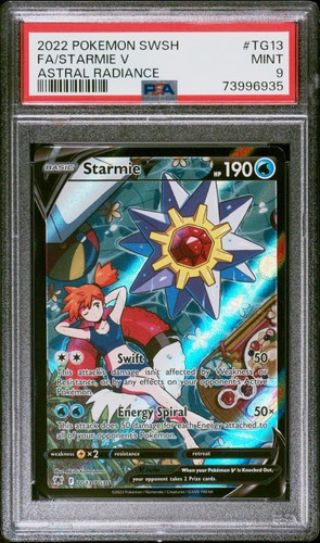 Starmie V TG13 - SWSH10: Astral Radiance Trainer Gallery Pokemon 2022