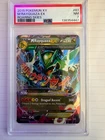 2015 POKEMON XY ROARING SKIES #61 M RAYQUAZA EX PSA 7
