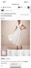 ALC Alexandria Cotton Midi Dress NWT