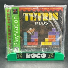 Tetris Plus (Sony PlayStation Greatest Hits PS1 Jaleco Puzzle Classic, 1996)