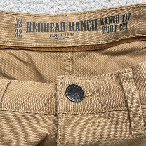 Pantalón RedHead Doble Rodilla Bootcut Hombres 34x33* Ropa de Trabajo Rancho Western Rodeo Exterior - Imagen 9 de 15