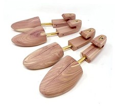 Combination Cedar Shoe Trees - 2 Pack  Medium Brown