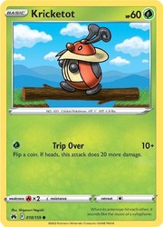 Kricketot 010/159 Crown Zenith Reverse Holo