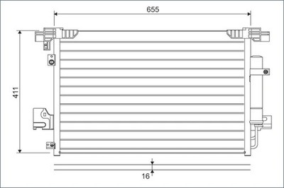 Kondensator, Klimaanlage Valeo 814315  für OE 6455FA - 6455FA - 6455HP - 6455HP