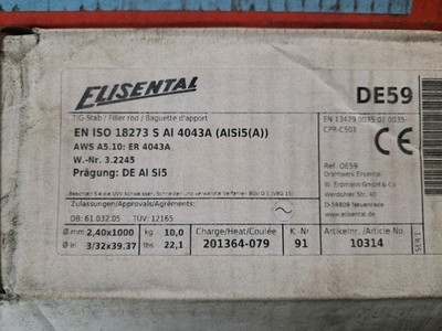 AISi5 (A)  S AI4043A  ALUMINIUM Schweißdraht  10kg