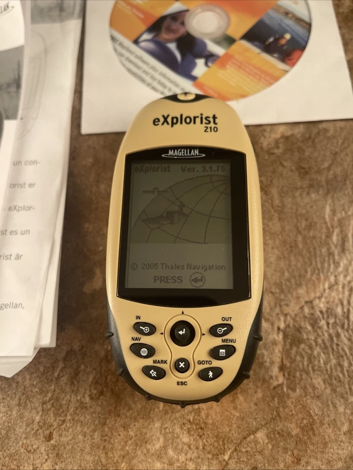 Magellan eXplorist 210 Waterproof Hiking GPS Handheld Navigation Device - Image 3 of 4