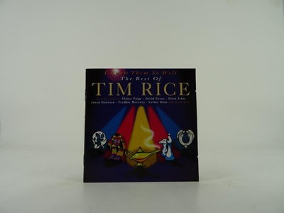 TIM RICE (I KNOW THEM SO WELL) THE BEST OF TIM RICE (292) 20+ Track CD Album inc