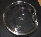 Elsa Peretti for Tiffany Hand Blown Murano Clear Glass Thumbprint Bowl 5"