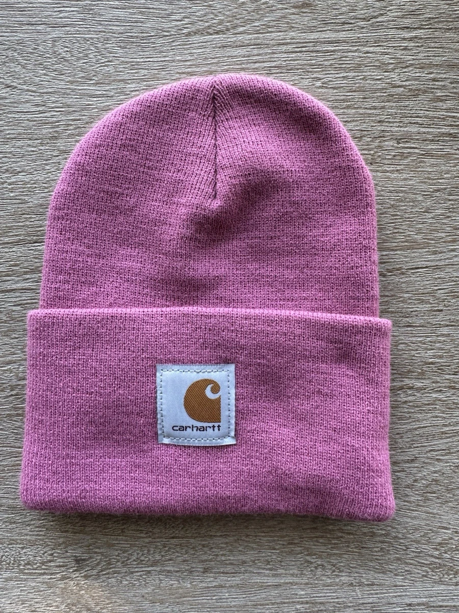 Carhartt knit cuffed beanie hat new with tags adult one size, soft pale pink Carhartt | Accessories | Pink New Carhartt Watch Hat Cap  main image 2