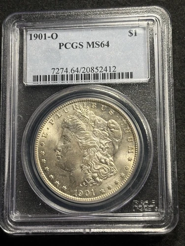 1901 “ O “ Morgan Silver Dollar  NGC MS64