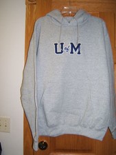 University Missouri Tigers hoody gray stitched letter L Champion