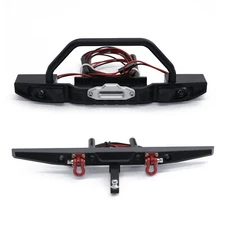 Aluminum Front +Rear Bumper for 1/10 RC Crawler Car Traxxas TRX-4 Axial SCX10 US