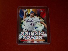 2021 Topps Chrome Prismic Power Jacob deGrom
