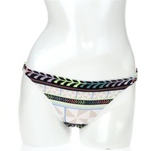 Mara Hoffman Samba Reversible Low Rise Cheeky Swimsuit Bikini Bottom Size S