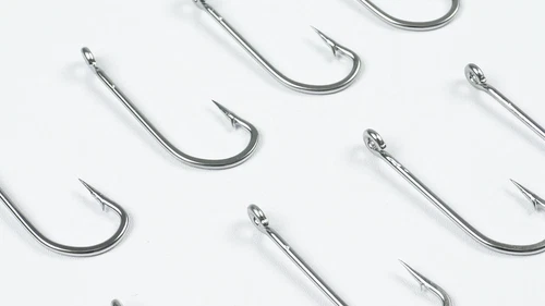 Ganchos de pesca de agua salada O'shaughnessy de acero inoxidable de caña larga anzuelo forjado - Imagen 6 de 7