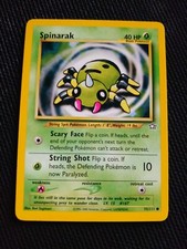 Pokémon TCG Spinarak Neo Genesis 75 Regular Unlimited Common