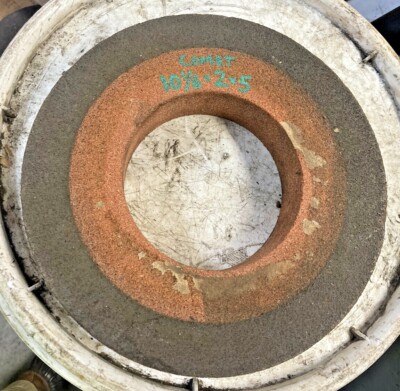 Comet 10-1/8 X 2 X 5  Grinding Wheel For 12  Grinder Bench Cylindrical Surface E