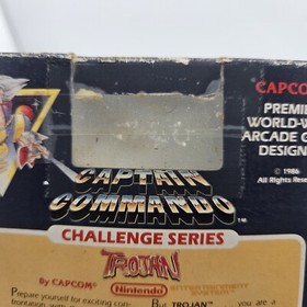 Trojan - Nintendo Nes - Cart With Box - Tested - Capcom - Actually Tested