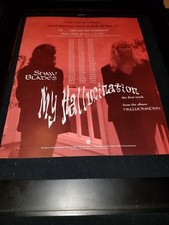 Tommy Shaw Jack Blades My Hallucination Rare  Radio Promo Poster Ad Framed! #2