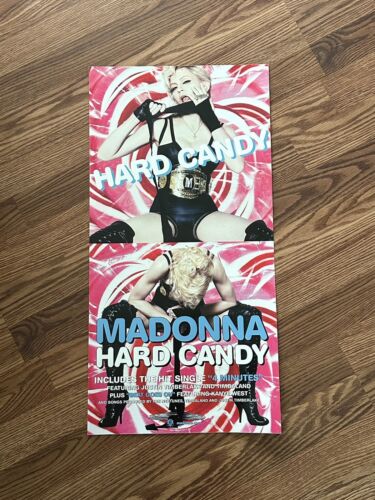 Madonna Sticky & Sweet Tour Double Sided Poster Hard Candy Promo Rare 12”x24” - Picture 1 of 2
