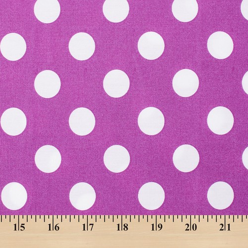 Polka Dot Large Printed Fabric 100% Cotton 58/60" Wide Sold By The Yard - Picture 11 of 12