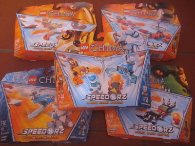 LEGO LEGENDS OF CHIMA SPEEDORZ  Various available NEW each box includes cards